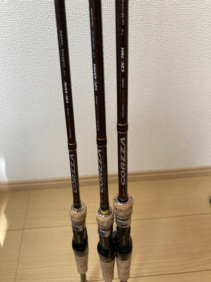 CORZZA CZC-72H バスロッド 7'2\" ワンピースモデル