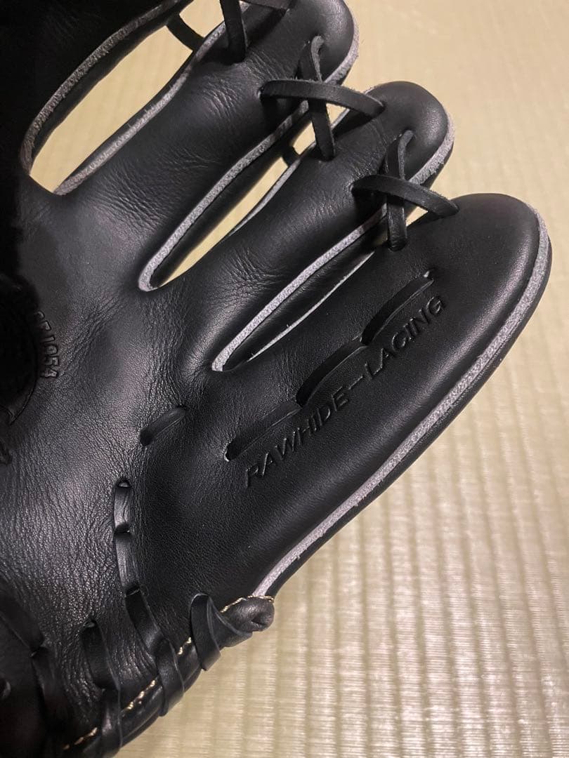 【美品】SSK 硬式グラブ 内野用 右投げ SMG-848 ブラック 袋付き