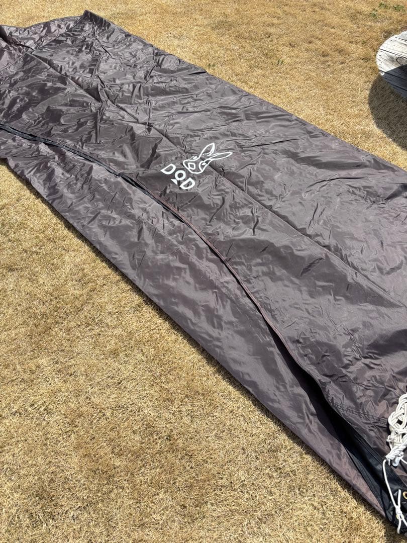 はね上げポール付 DOD いつかのタープ 黒ITSUKA NO TARP