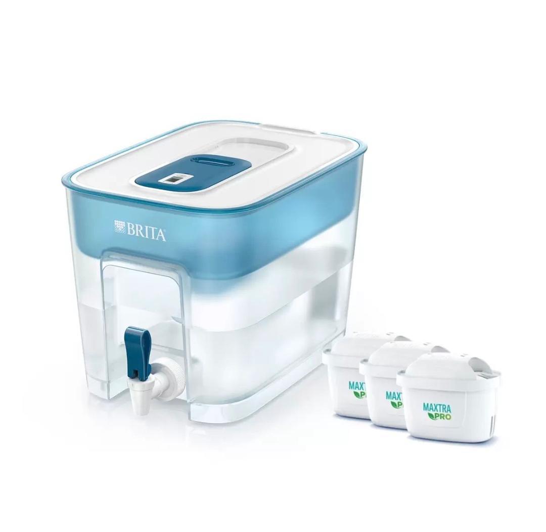 Brita ブリタ ポット型浄水器 フロー カートリッジ3個付き