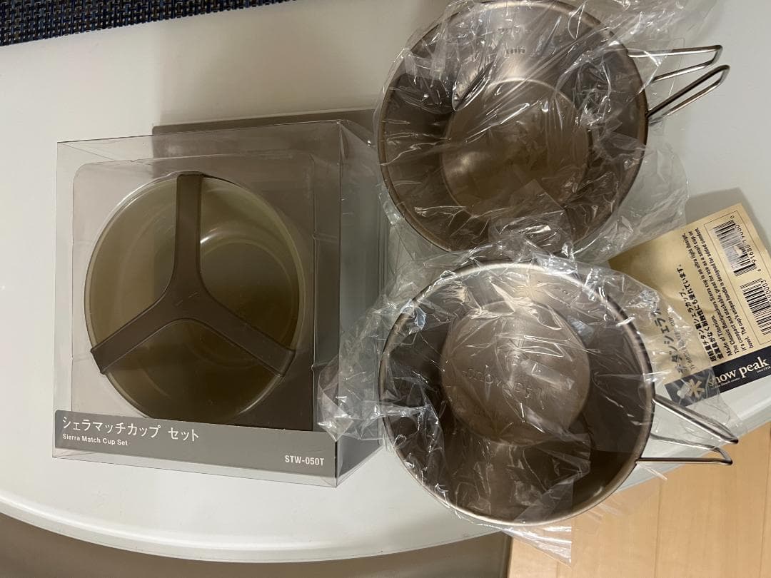 おしゃ丸）シェラマッチカップセット＋チタンシェラカップ２個セット