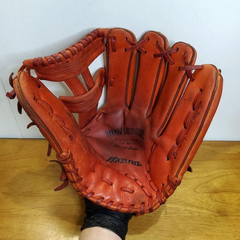 ミズノ 信義作 オーダー 希少 坪田信義作 Mizuno 外野用 軟式グローブ