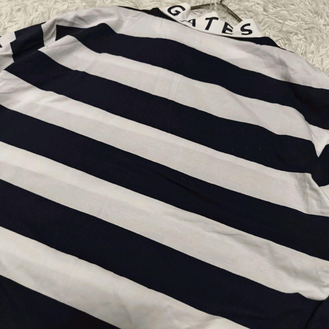 パーリーゲイツ モックネック ボーダーTシャツ