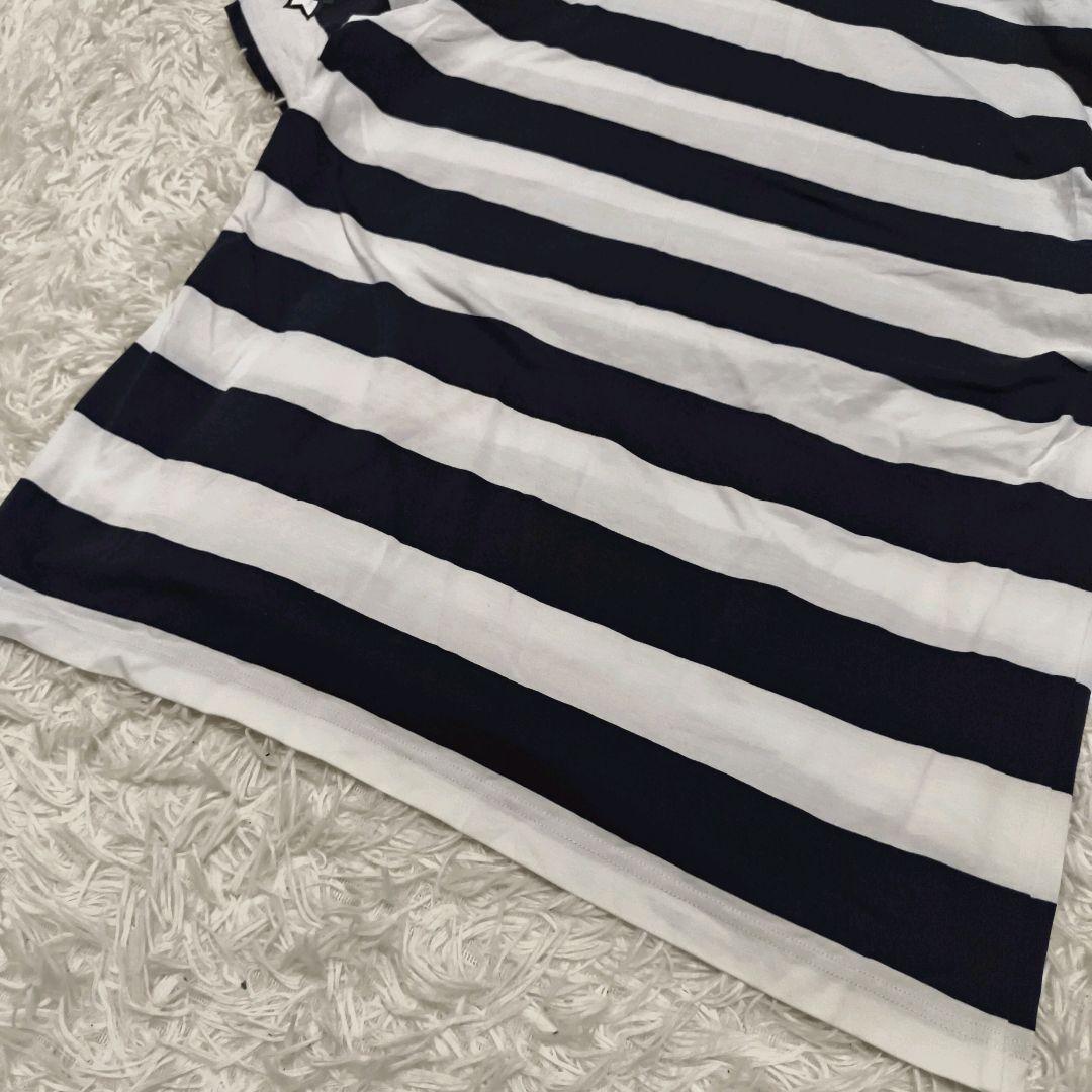 パーリーゲイツ モックネック ボーダーTシャツ