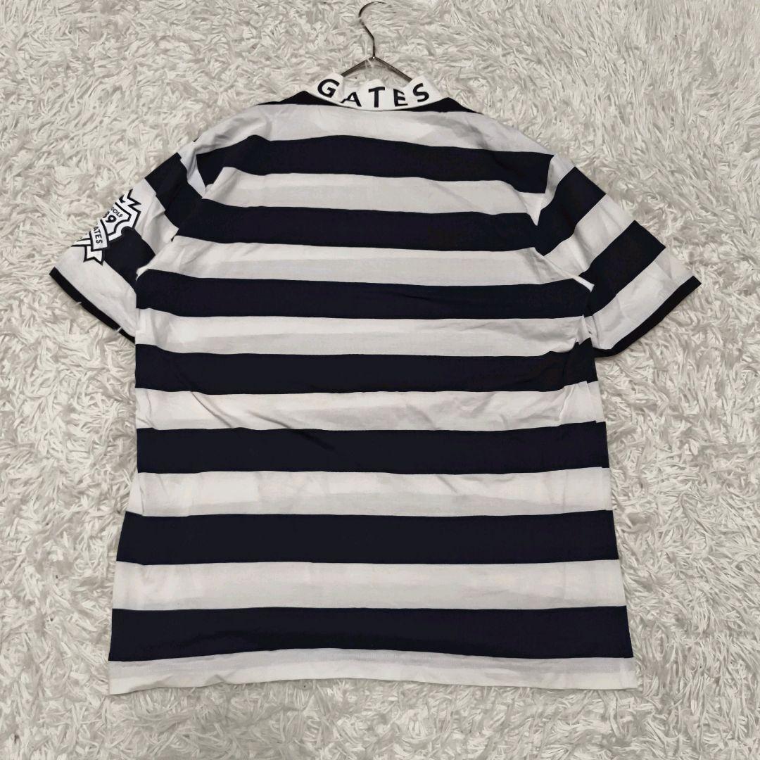 パーリーゲイツ モックネック ボーダーTシャツ