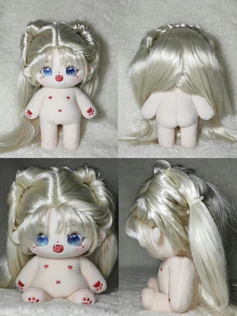 kiki中韓ぬいウィッグ　着せ替えぬいぐるみ　「ヘアアレンジ」参考説明