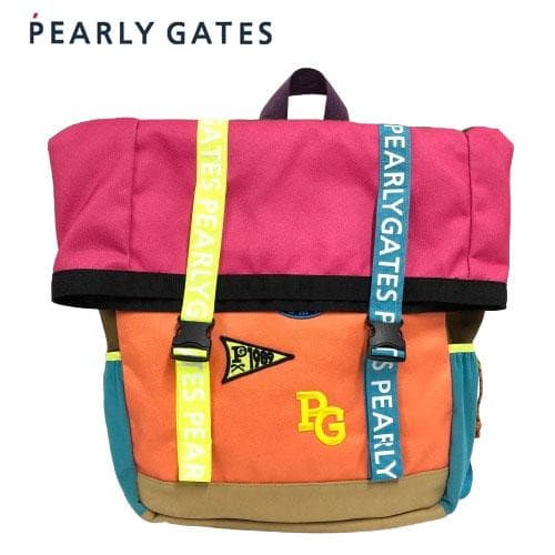 ○★訳有り新品未使用　PEARLY GATES　バックパック　マルチカラー