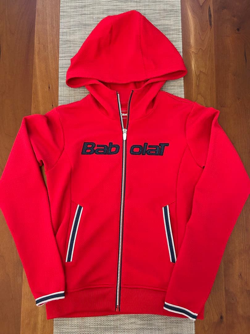 Babolat 赤 フード付きジャケット パンツ スカート セット