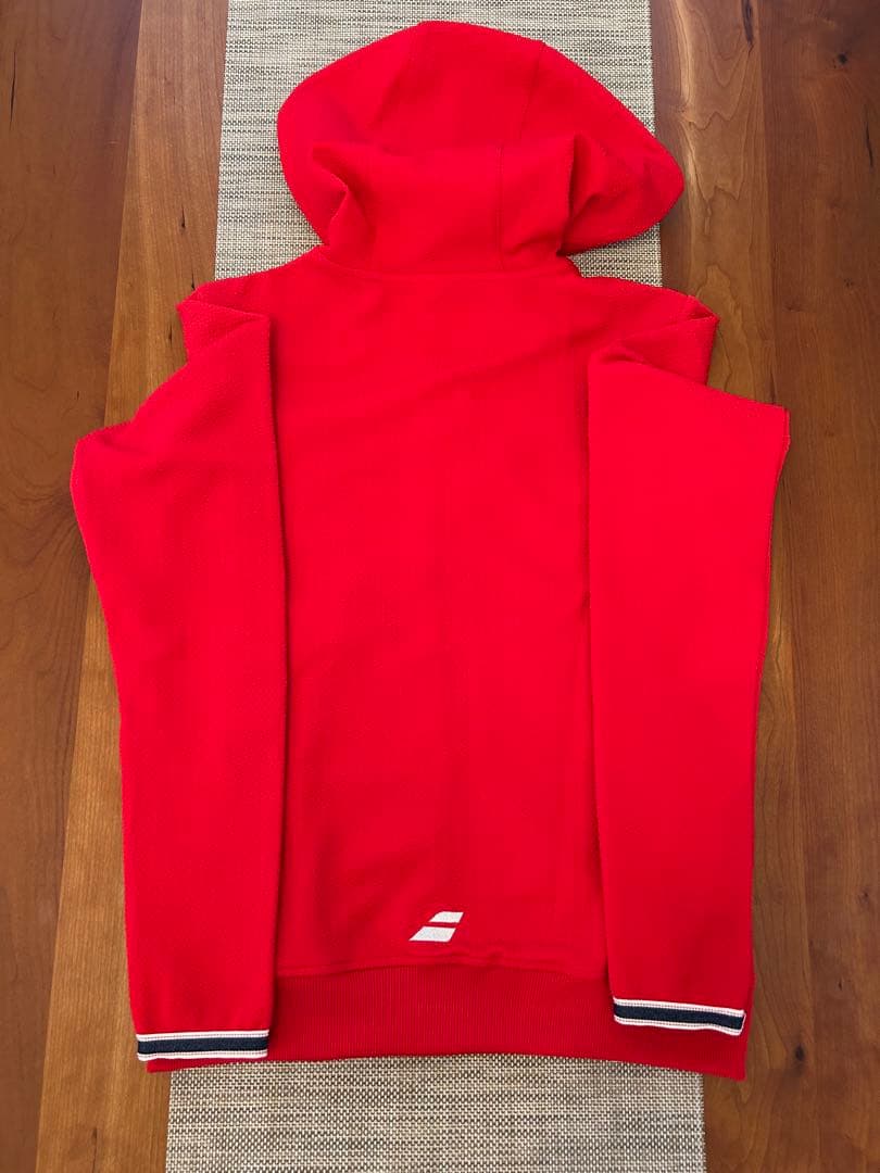 Babolat 赤 フード付きジャケット パンツ スカート セット