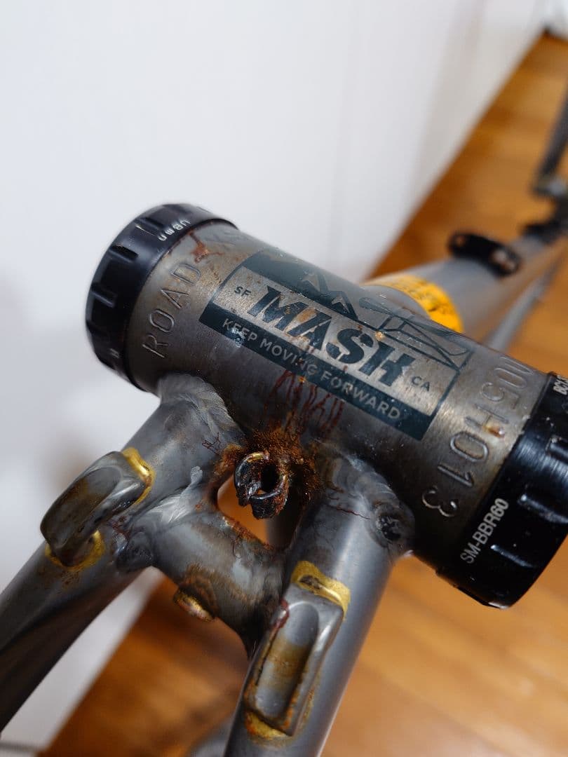 MASH ALL ROAD フレームセット MATTE RAW XSサイズ