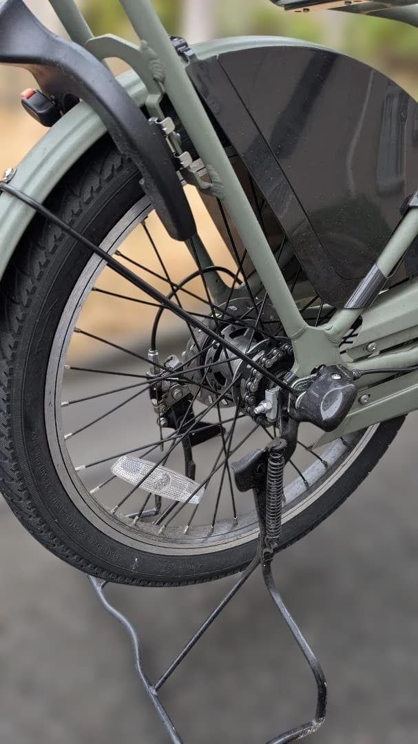 パナソニックギュットクルームFDX電動自転車20型3段16Ahマットオリーブ美品
