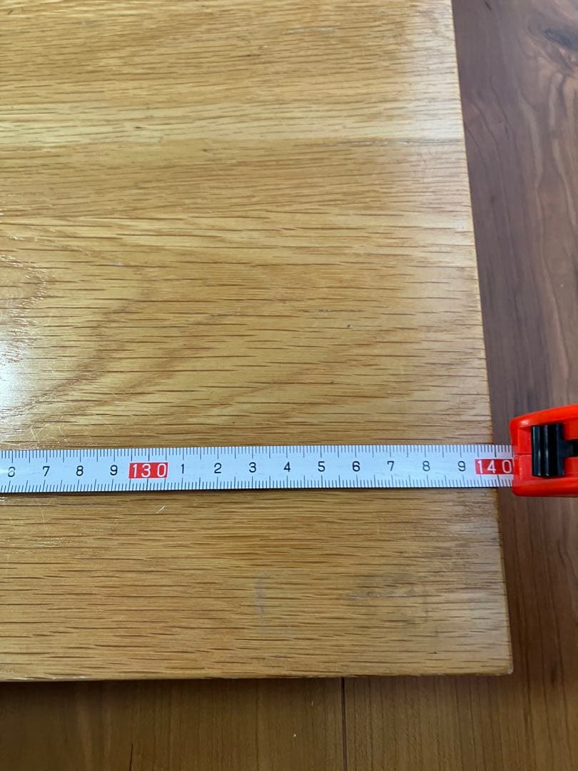 発送不可 無印良品 オーク材ダイニングテーブル 中古 140×80 埼玉中西部