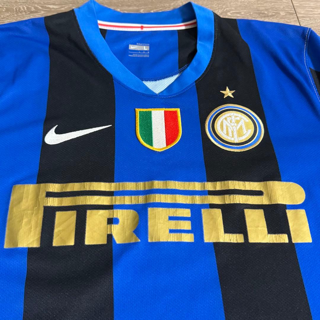 レア正規品 インテル・ミラノ 08/09 MATERAZZI ホームユニフォーム