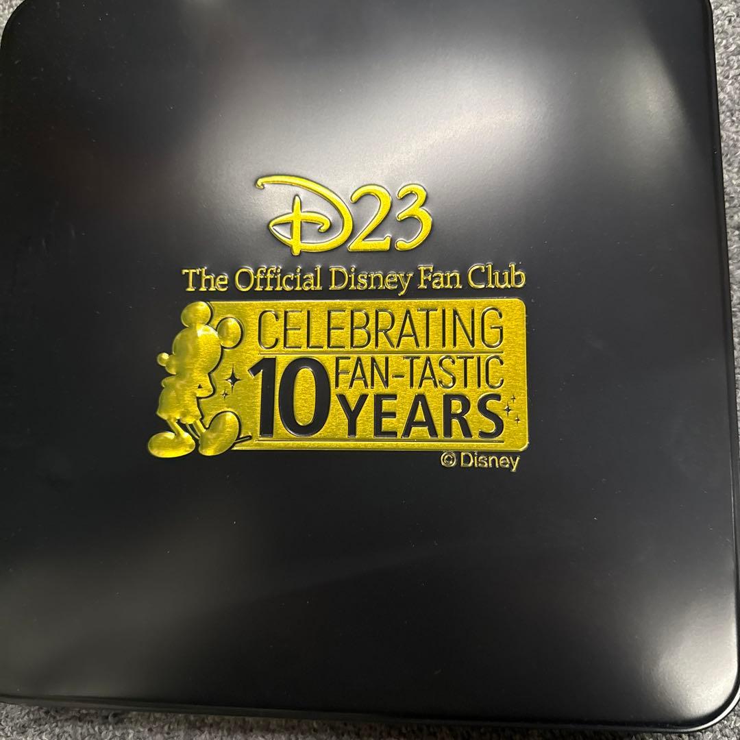 d23ディズニーファンクラブ 10周年 ピンバッジセット