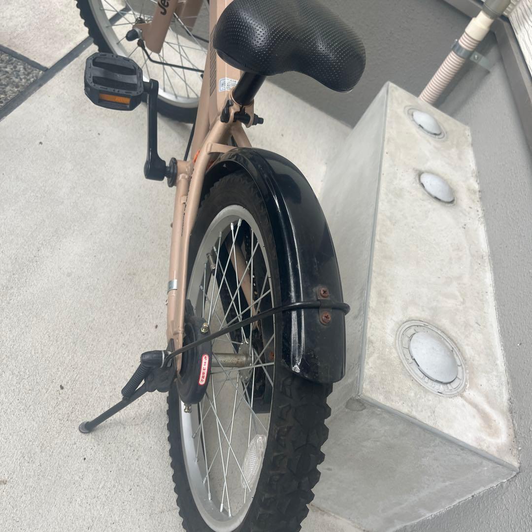 Jeep 子供用自転車 ベージュ 18インチ　玉つき　京都