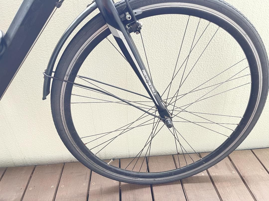 クロスバイクAMERICAN EAGLE　外装18段変速　black　引取専用