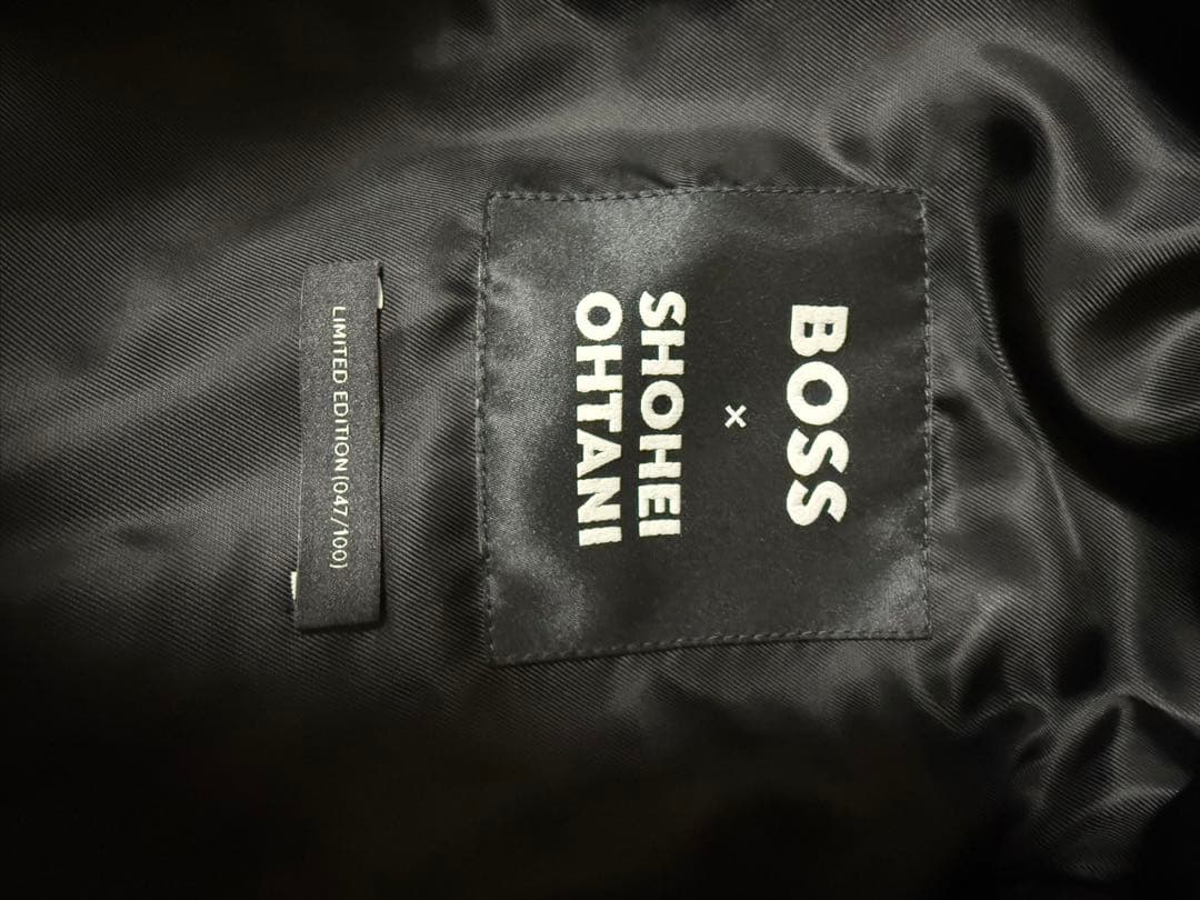 Hugo Boss 大谷選手着用スタジャンレプリカ シリアルNo.入り