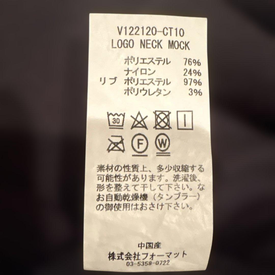 電キュウです。VTWELVE ブラックモックネック長袖シャツサイズXXL