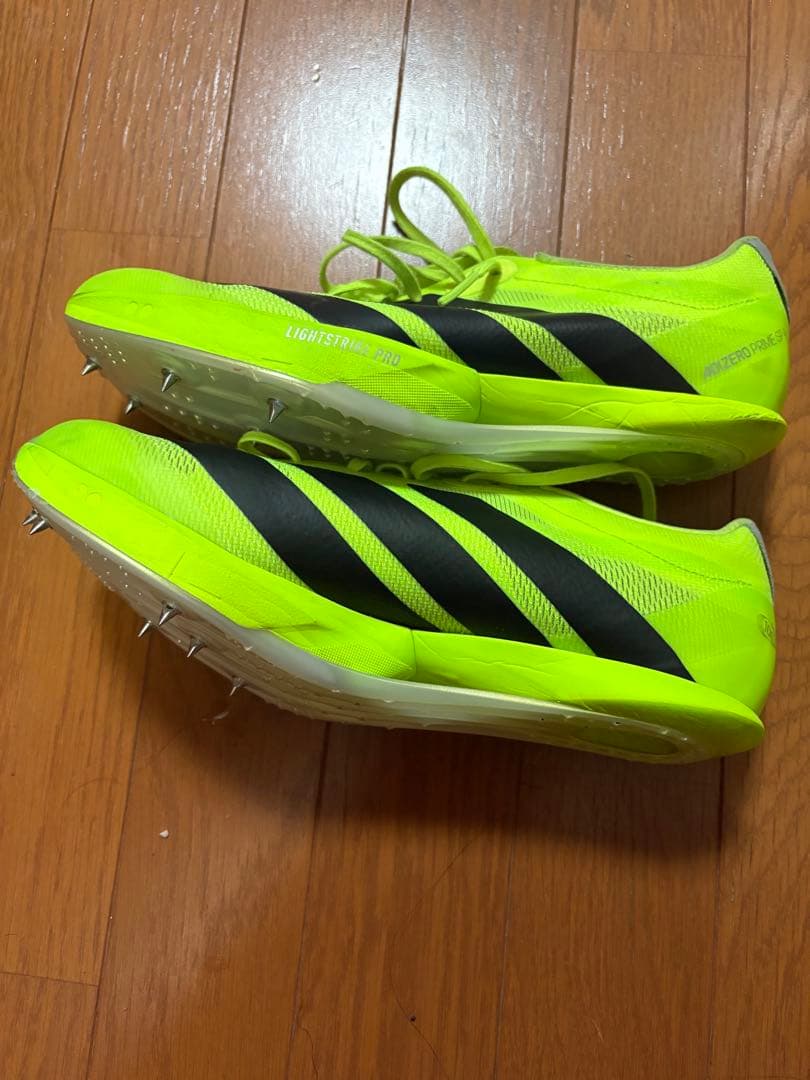 adidas Sprint Pro スパイクシューズ 蛍光イエロー 26.5cm