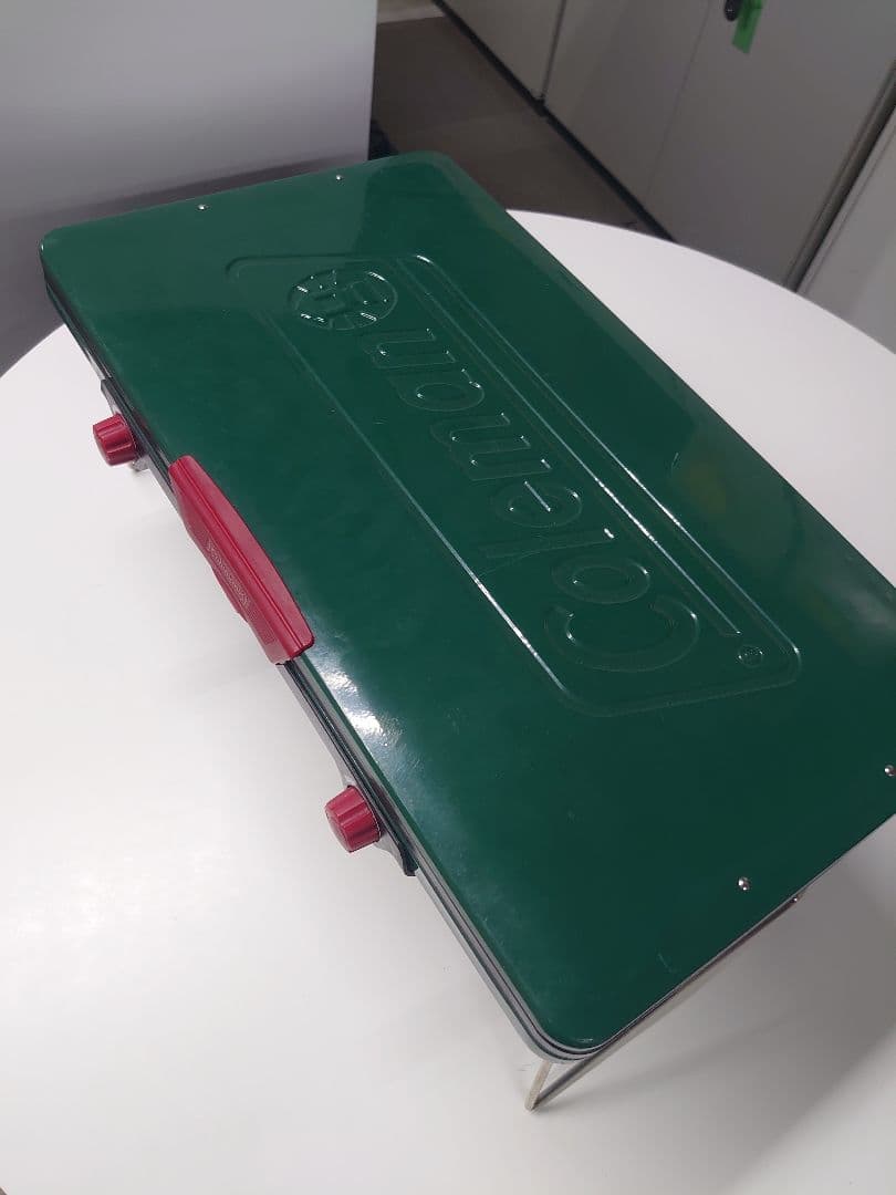 オーリック 小型 ガスバーナー Colemanツーバーナーコンロ ガス缶大×2