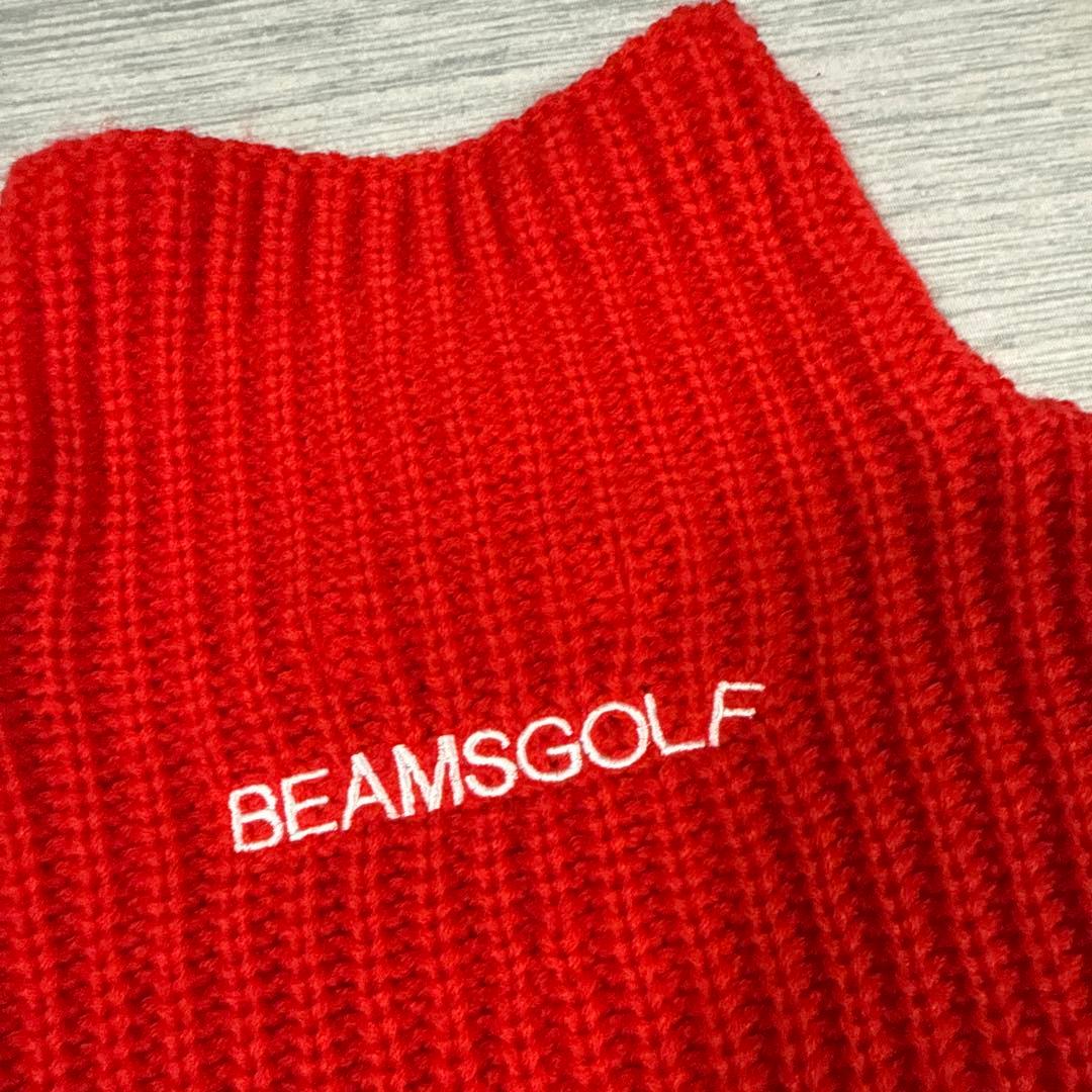 新品　BEAMS GOLF 長袖タートルネックセーター