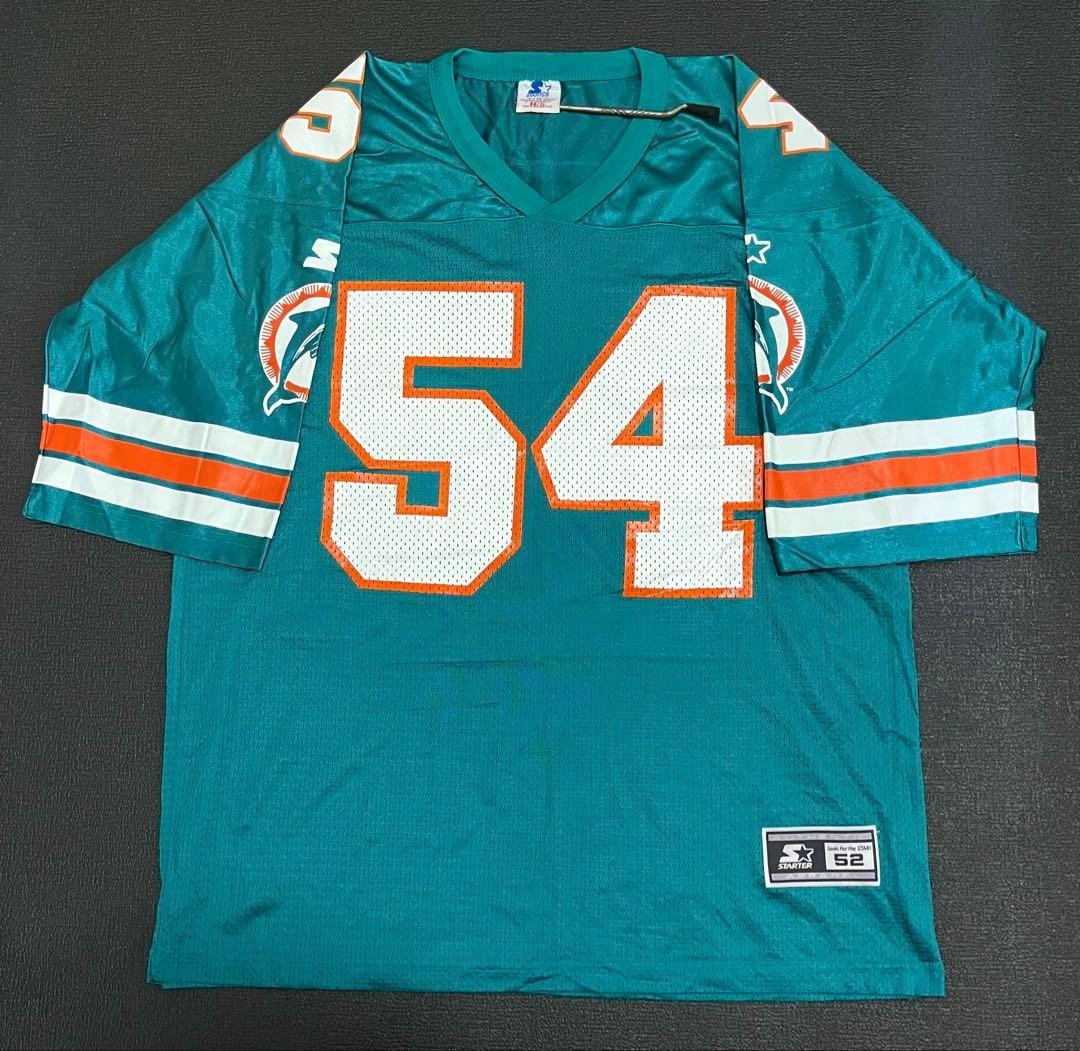 未使用品 NFL マイアミドルフィンズ Z.THOMAS 54 ゲームシャツ