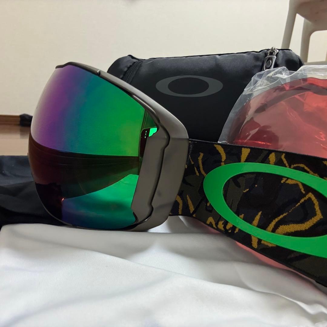 【極美品】 OAKLEY ゴーグル XL プリズムレンズ　エアブレイク ミラー