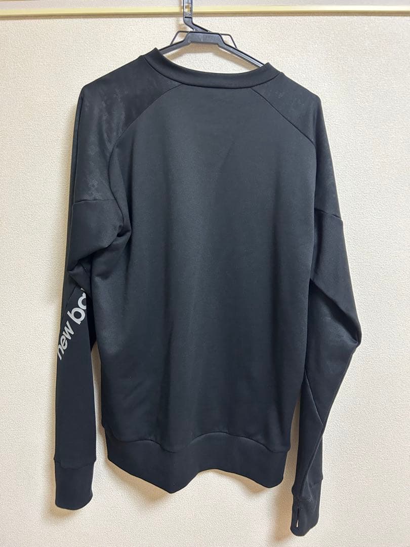 サガン鳥栖ロゴ入り ニューバランスブラック スウェット上下　XXL