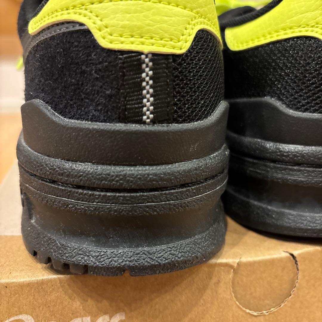 ASICS スケートボードシューズ ブラック/イエロー