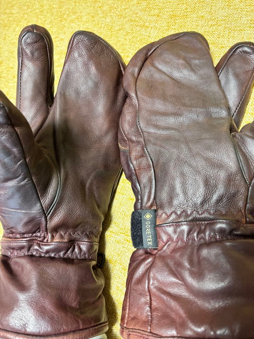 Hestra レザーグローブ サイズ9 ワインレッド