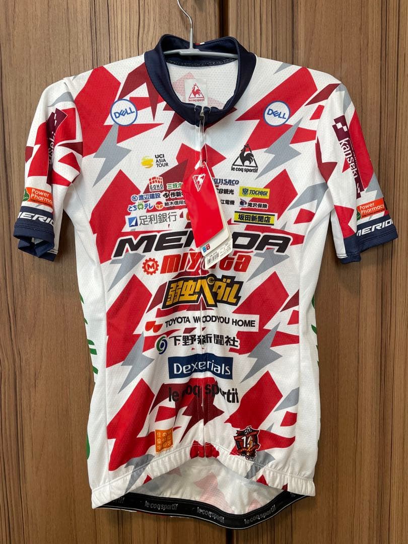 【ルコック】宇都宮ブリッツェンチームレプリカ　サイクルジャージ　メンズ　L