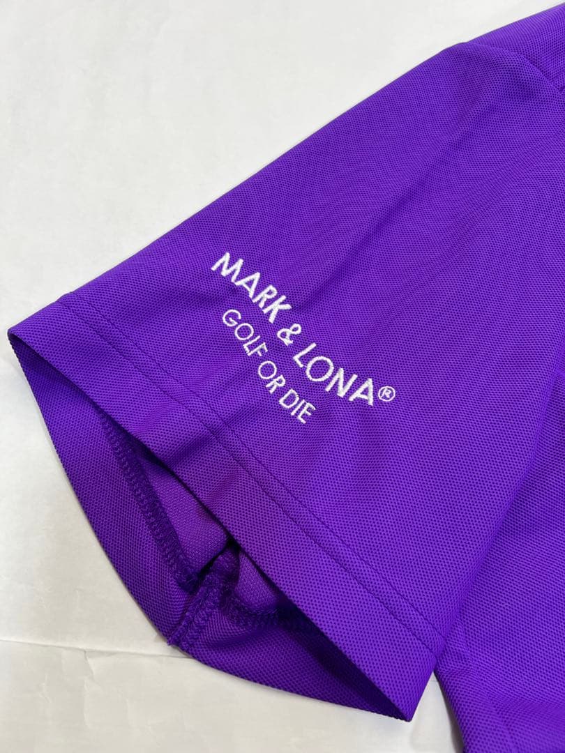 MARK & LONA パープルポロシャツ　XLサイズ