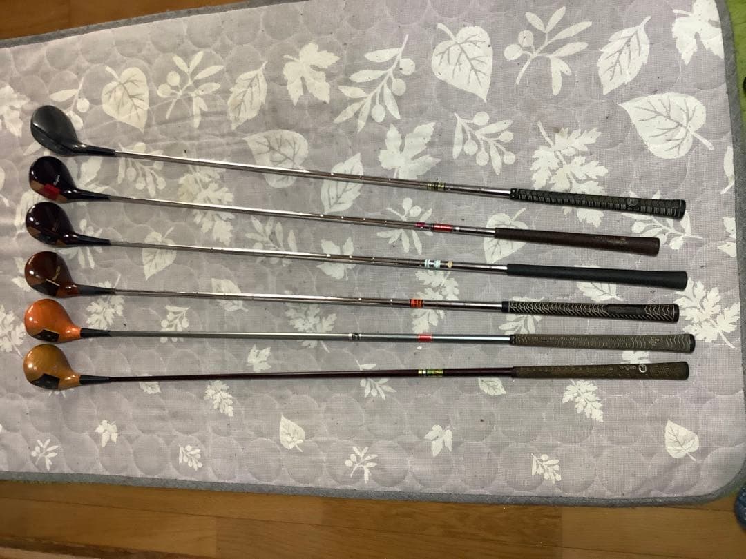 懐かしのパーシモン ドライバー　6本セット