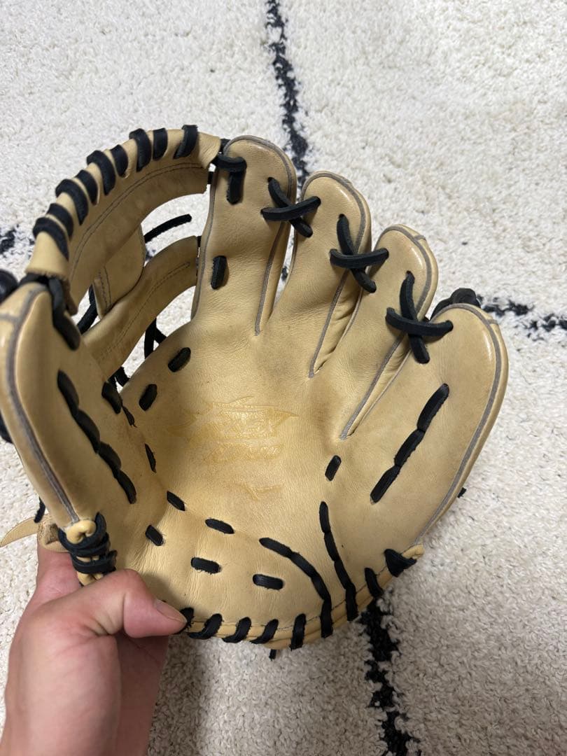 Mizuno 硬式グローブ 右投げ ベージュ