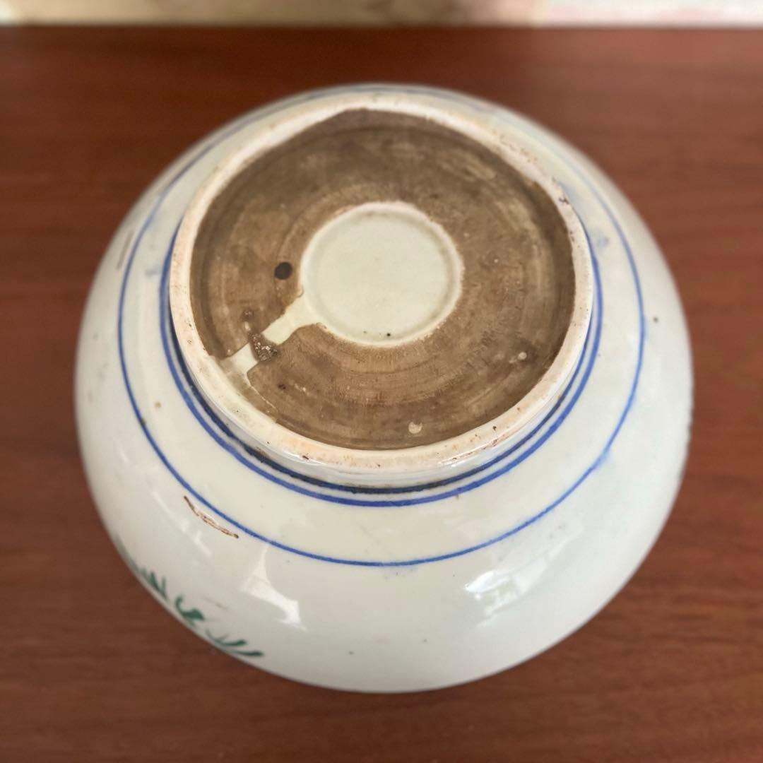 お皿　骨董品　鉢　陶芸品　芸品　工芸品　直径22.5センチ　高さ8センチ　良品