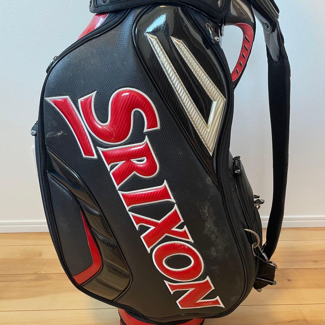 Srixon キャディバッグ 黒 赤