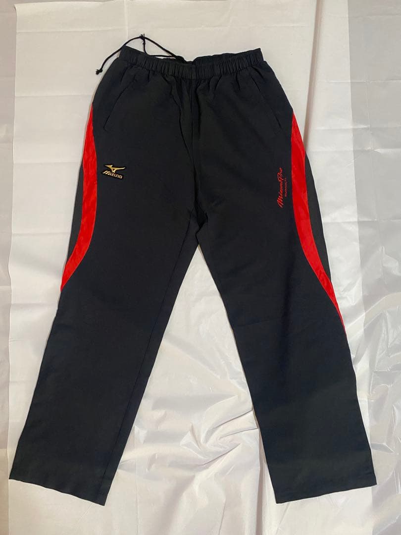 Mizuno Pro ハーフジップジャケット 赤 セットアップ