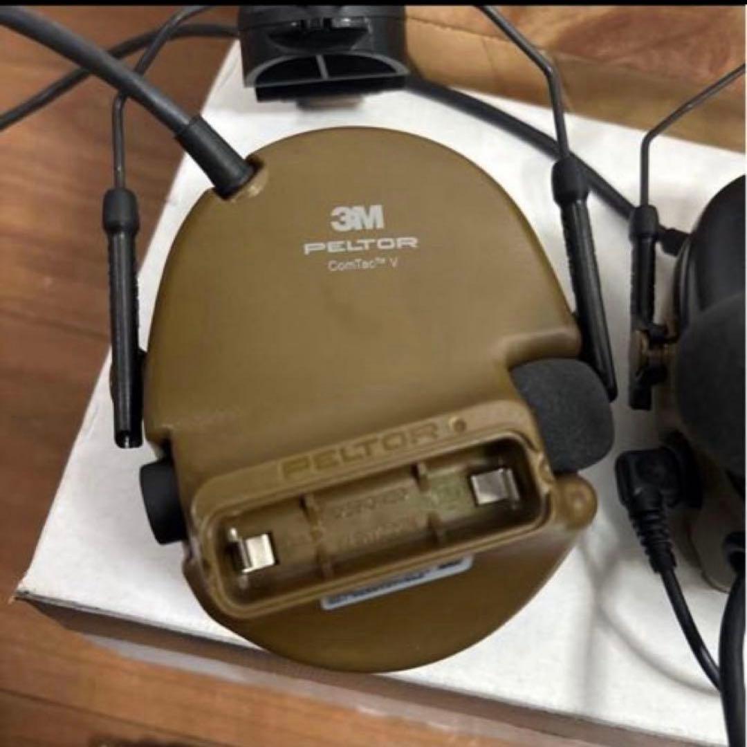 未使用品　米軍　実物　PELTOR COMTAC V ペルター　PTT付き　③