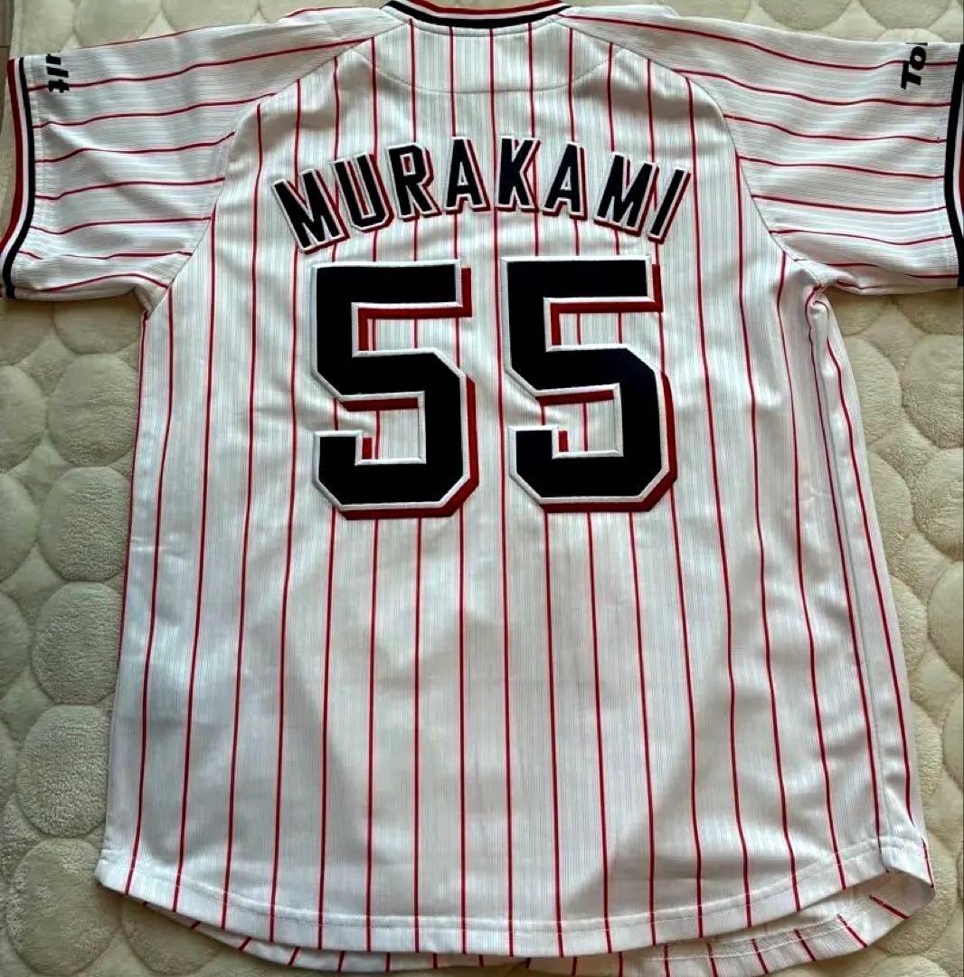 村上　ユニフォーム 55 xs ヤクルトスワローズ　ヤクルト　村上宗隆