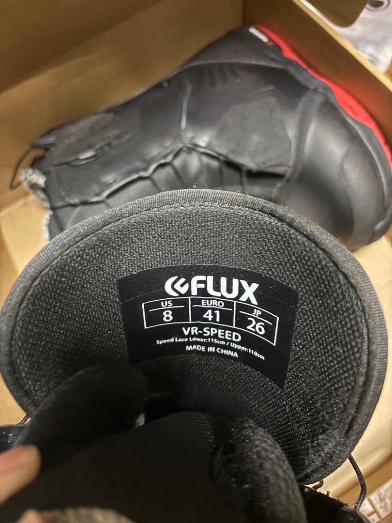 【ジャンク】FLUX VR-SPEED スノーボード　 ブーツ　26cm