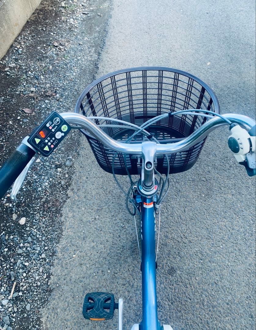 な*も様 ヤマハ新機種電動アシスト自転車pas 20インチ　ブルーアルミボディー