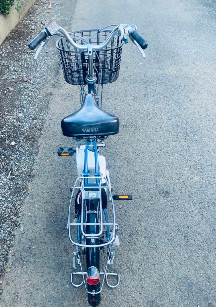 な*も様 ヤマハ新機種電動アシスト自転車pas 20インチ　ブルーアルミボディー