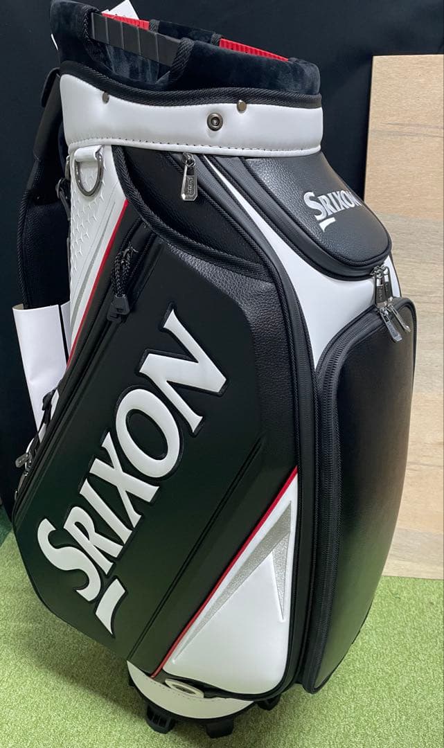 Srixon ツアーキャディバッグ 黒/白