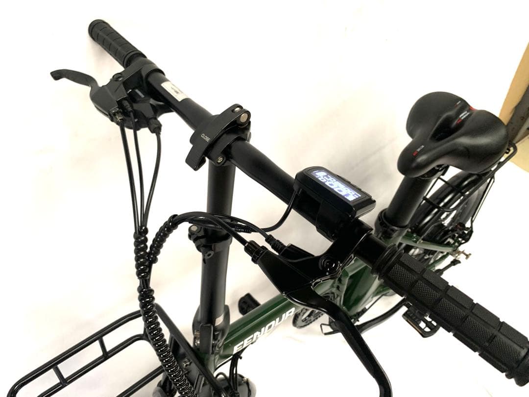 【即乘】送料無料 EENOUR ディスク式MTB 折り畳み電動自転車 動作確認済