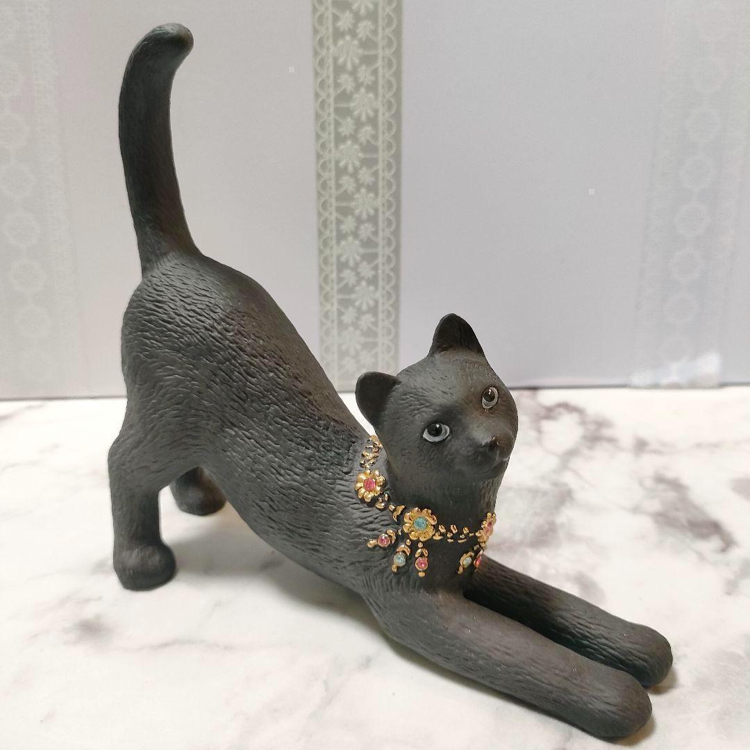 LENOX レノックス 黒猫 2体セット 陶器 置物 金彩 フィギュリン 24K