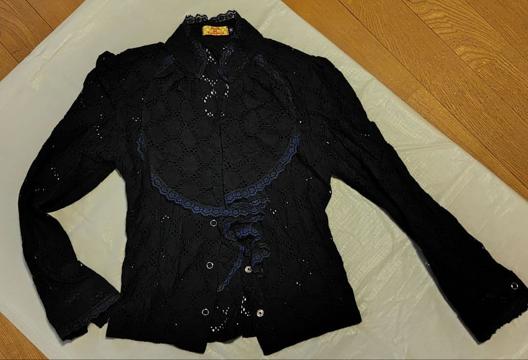 DOCE de FLAMENCO フラメンコ トップス Mサイズ　ネイビー