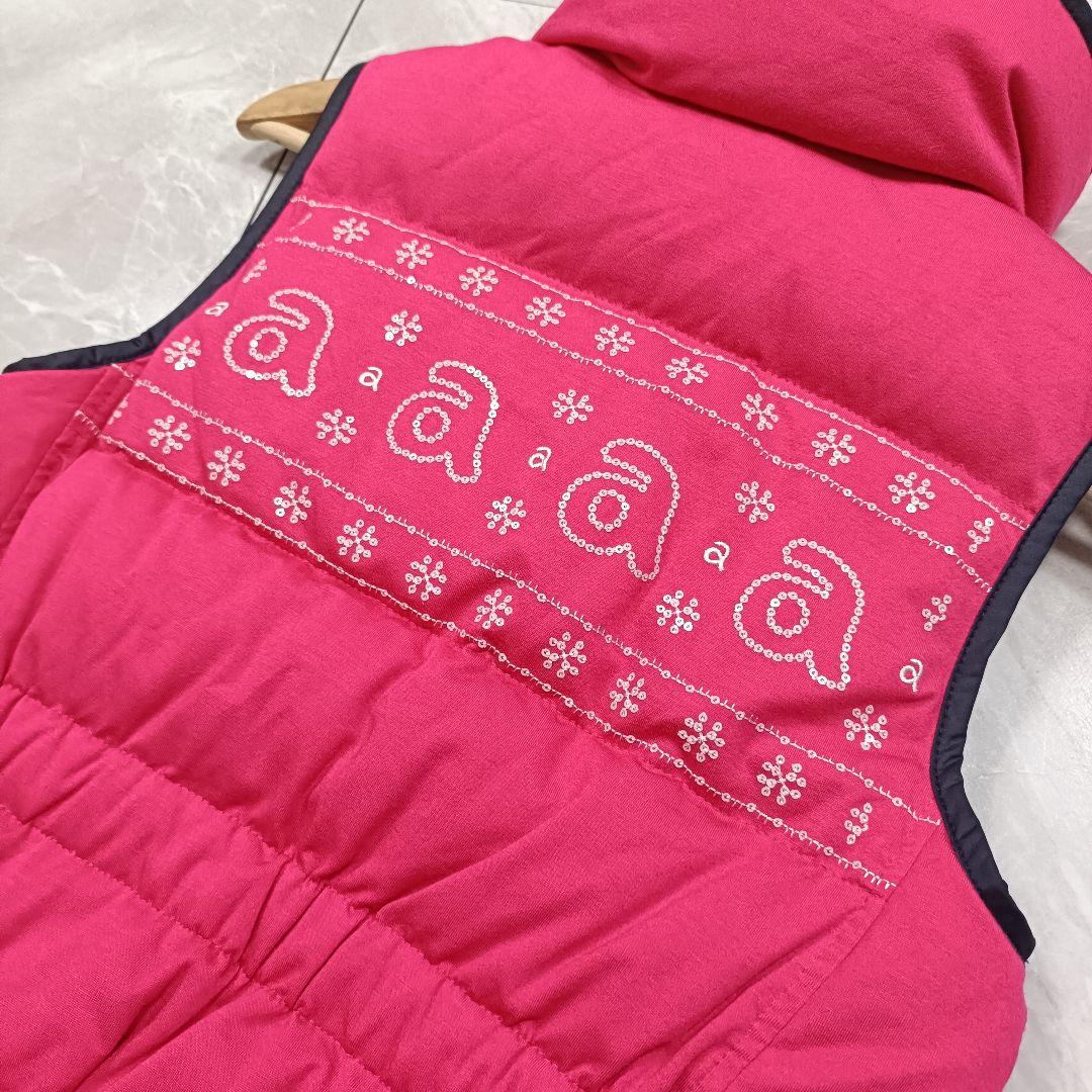【美品】アルチビオ ARCHIVIO ダウンベスト ゴルフ 38 ピンク