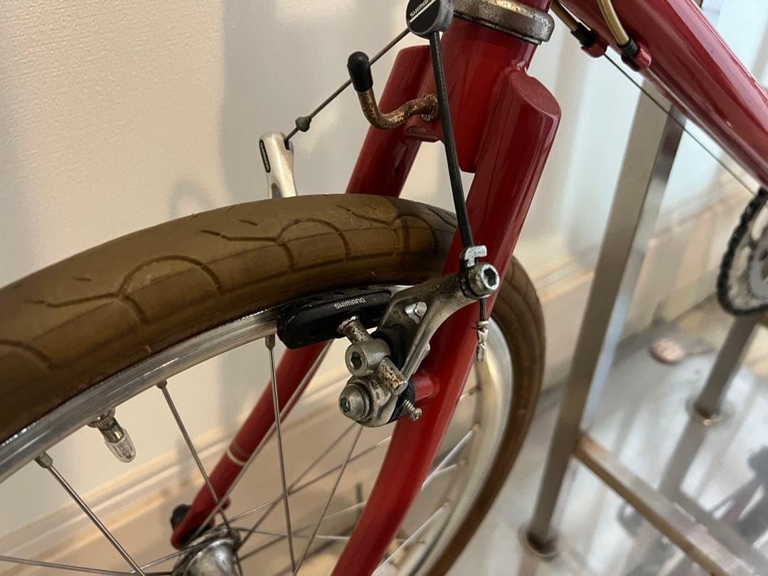 おっちー　引き取り ブルーノ ミニベロ 510mm チリレッド 20インチ