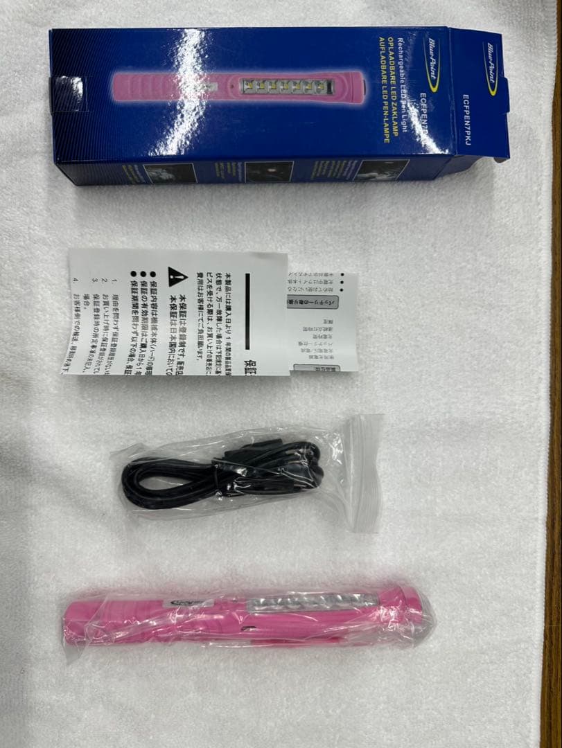 snapon スナップオン　Blue Point充電式LEDペンライト ピンク