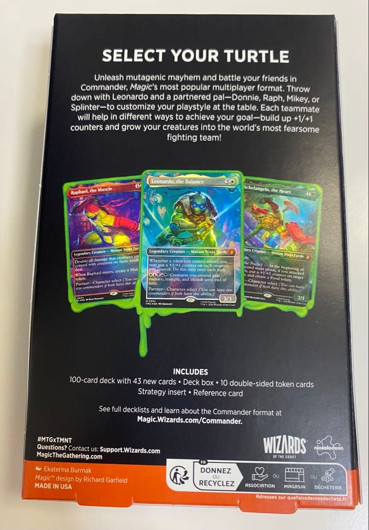 MTGミュータントタートルズ タートル・パワー！　統率者デッキ　英語版　 未開封
